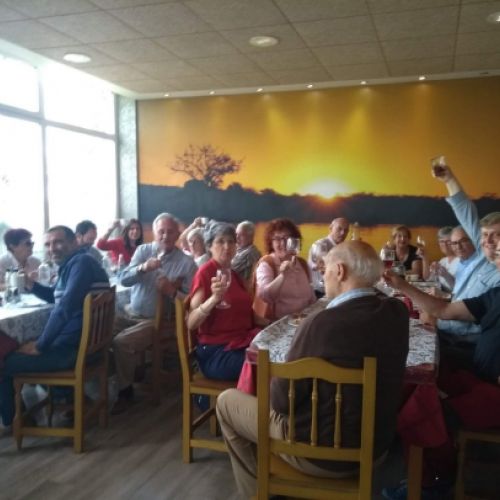 Comida excursión AFA Valladolid