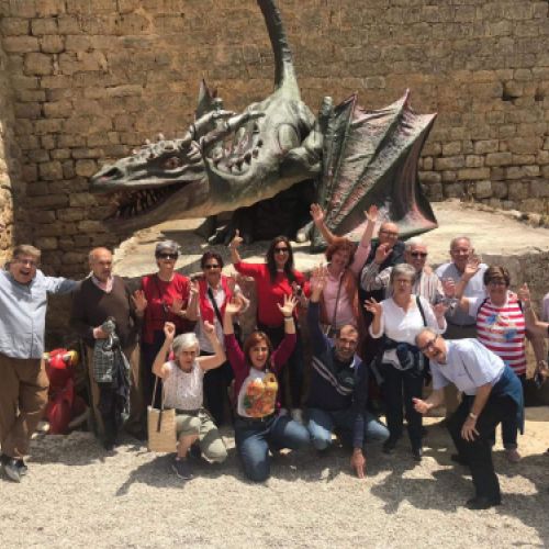 Grupo de la excursión Asociación Alzheimer Valladolid